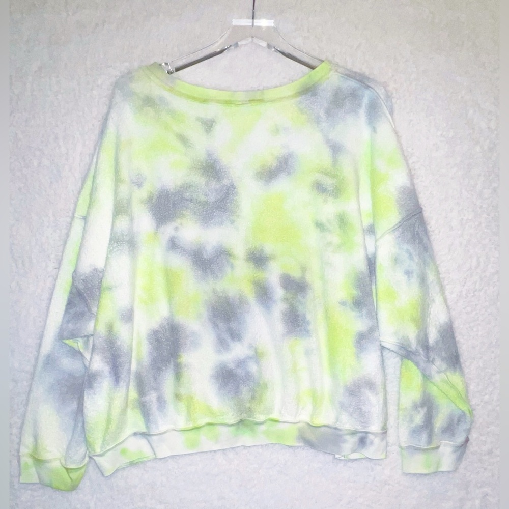 Free People NWT Medium Kelly Washed Full Set in Citron and Grey - Picture 9 of 16